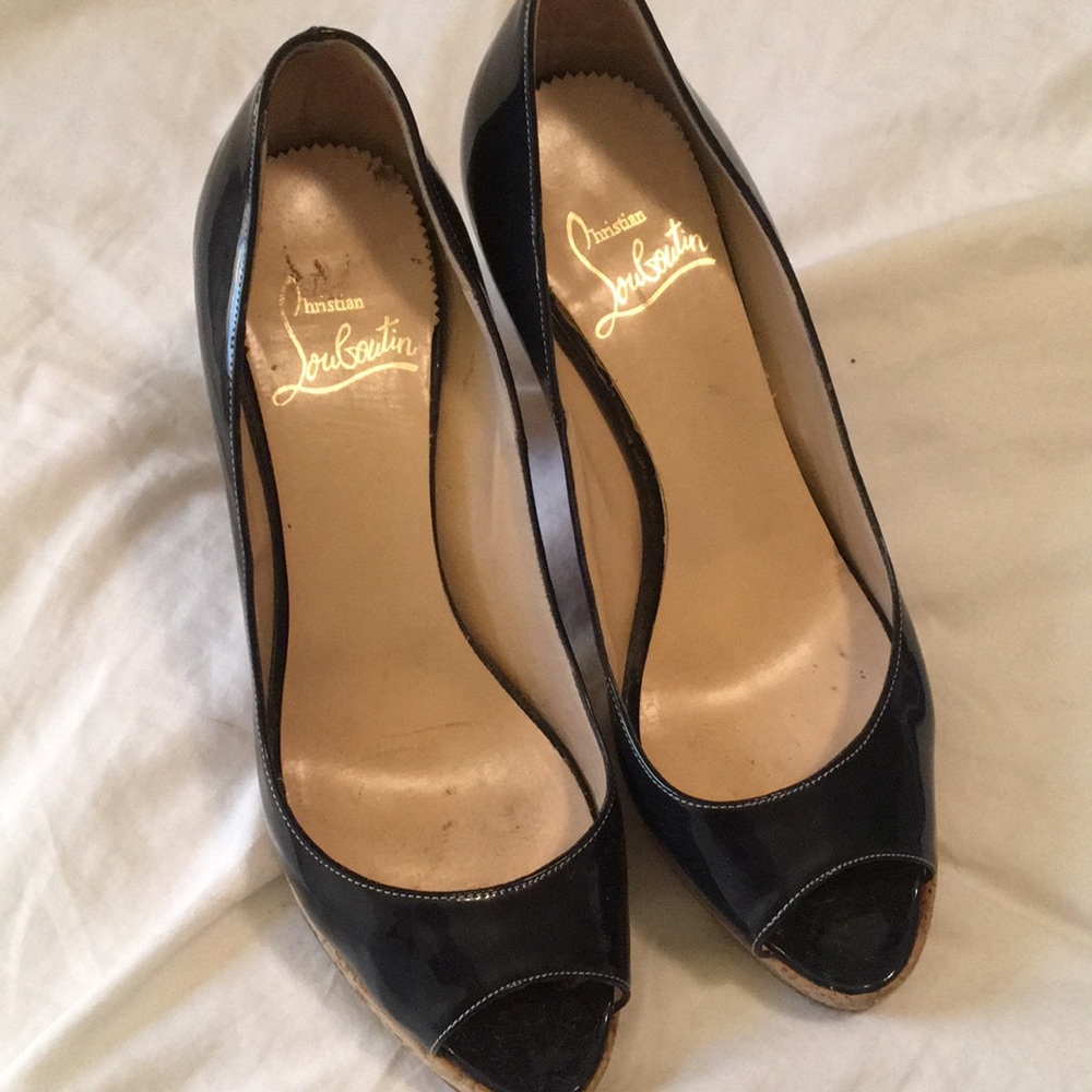 Christian Louboutin cork heels